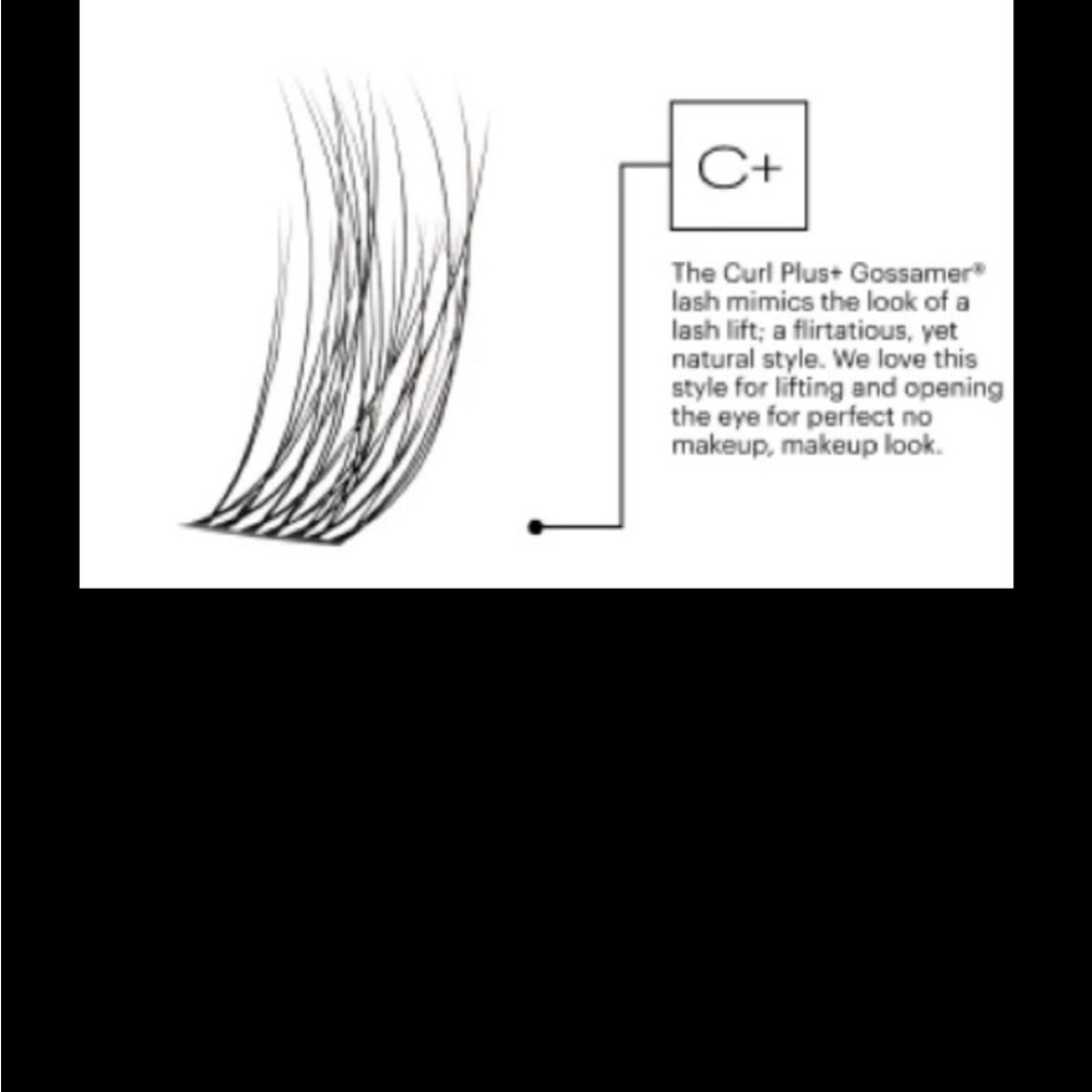 Lashify Curl Plus C14 + Lashes NWT in Black - Picture 4 of 4